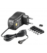 Goobay Univerzální napájecí adaptér 230V/3-12V stejnosměrný 600mA