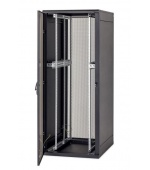 Stojanový rack 19" 42U (š)800x(h)1000 rozebíratelný př.i zad.dv.síto černý