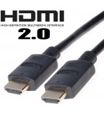 PremiumCord HDMI 2.0 High Speed+Ethernet, zlacené konektory, 2m