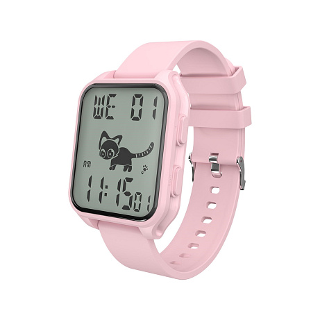 LAMAX FitKid1 Pink - sportovní hodinky pro děti