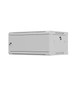 LANBERG NÁSTĚNNÁ INSTALAČNÍ SKŘÍŇ 19" 4U 600X450 ŠEDÁ KOVOVÁ DVÍŘKA (PLOCHÉ BALENÍ)