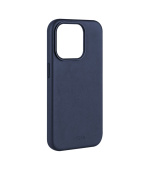 FIXED MagLeather kožený kryt iPhone 15PM modrý