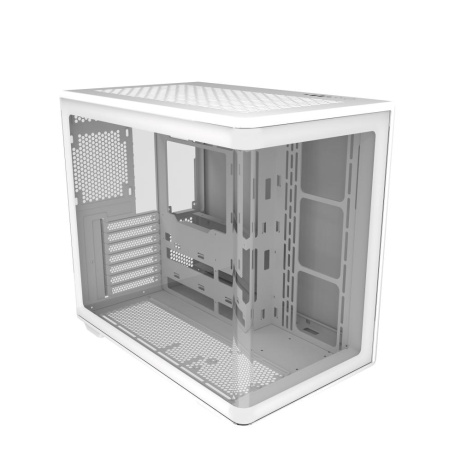 Cooler Master case Elite 600, ATX, Průhledná bočnice, 4x 120mm Fan, Bílá