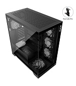 BAZAR - ADATA XPG case INVADER X Mid-Tower, bez zdroje, 5x 120mm Fan, Černá, poškozený obal