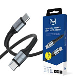 3mk Hyper Cable N-SERIES C to C 1m PD 3.0 QC 3.0 48V/5A 240W Black