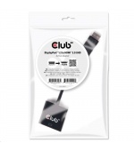 Club3D Adaptér aktivní DisplayPort 1.2 na HDMI 2.0 4K60Hz UHD, 20cm