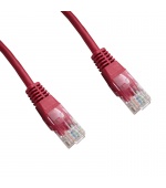 DATACOM patch cord UTP cat5e 2M červený