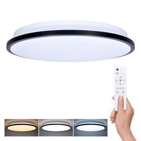 Solight LED osvětlení s dálkovým ovladačem Jamil, 48W, 3360lm, 40cm, změna chromatičnosti, stmívatelné