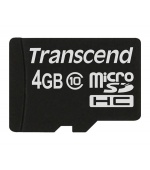 TRANSCEND MicroSDHC karta 4GB Class 10, bez adaptéru