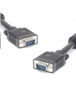 PREMIUMCORD Kabel VGA propojovací 30m (SVGA, HD15M/M, dvojité stínění, feritová jádra)
