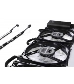 IN WIN Aurora Black/White (3 fans + controller + 2 x led strip)