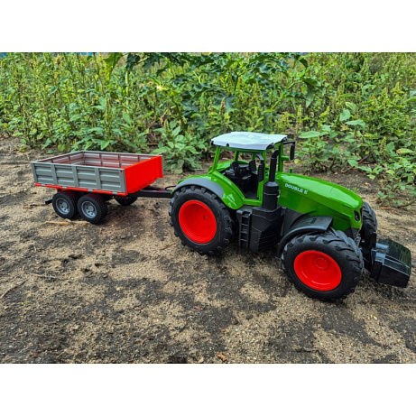 RC traktor se sklápěcím valníkem 1/16