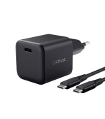 TRUST GaN Nabíječka GXT 1258 65W, 2m USB-C kabel, pro Nintendo Switch 2, černá
