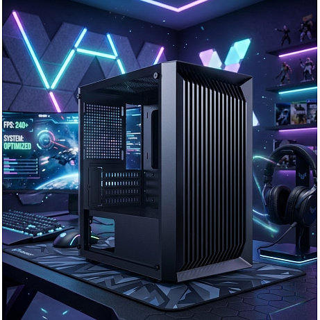 BOHEMIAPC GAMER - Herní RYZEN 5 7600, 500 GB M.2, RX 7600 8GB, 16 GB DDR5, WIN 11 PRO - BCR57600RX760016GBDDR5