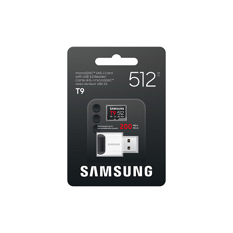Samsung T9 microSD 512GB + USB Adaptér