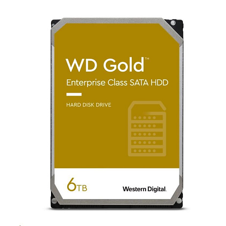 BAZAR - WD GOLD WD6004FRYZ 6TB, SATA III 3.5", 256MB 7200RPM, 267MB/s, CMR, Enterprise