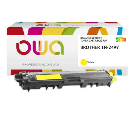 OWA Armor toner kompatibilní s Brother TN-249Y, 4000st, žlutá/yellow