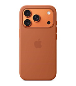 Apple iPhone 17 Pro Silicone Case with MagSafe – Terra Cotta