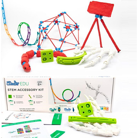 BAZAR - 3Doodler STEM KIT pro 3D pero - věda, technologie, inženýrství a matematika - Poškozený obal (Komplet)
