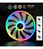 1stCOOL Ventilátor AURA EVO, 200mm, ARGB