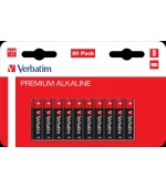 VERBATIM Alkalická Baterie AAA 20 Pack / LR03