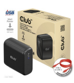 Club3D cestovní nabíječka 100W GAN technologie, USB-IF TID certified, USB Type-C, Power Delivery(PD) 3.0 Support