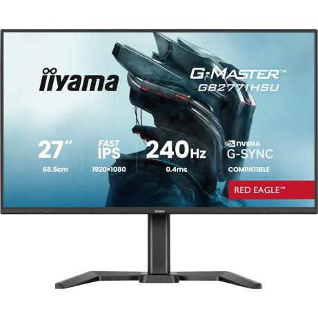 iiyama G-Master/GB2771HSU-B1/27"/IPS/FHD/240Hz/0,4ms/Černá/3R