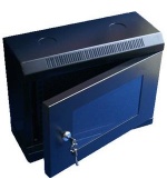 10" rack jednodílný 6U/280 DATACOM černý Skl.dv.