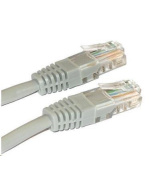 XtendLan patch kabel Cat6, UTP - 0,25m, šedý (prodej po 10 ks)