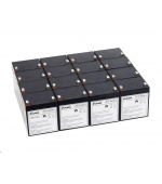 Baterie - FUKAWA FWU-140 sada baterií za APCRBC140 (12V/5Ah, 16ks)
