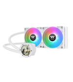 THERMALTAKE Vodní chladič TH240 V2 Ultra ARGB, 2x120mm ARGB, LGA1851, AM5, bílá
