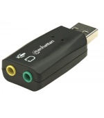 MANHATTAN Zvuková karta USB 3-D Sound Adapter