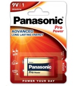 PANASONIC Alkalické baterie Pro Power 6LF22PPG/1BP 9V (Blistr 1ks)