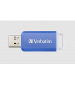 VERBATIM Flash Disk 64GB DataBar USB 2.0 Drive, modrá