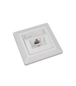 Zásuvka Solarix CAT6 UTP 1 x RJ45 pod omítku bílá
