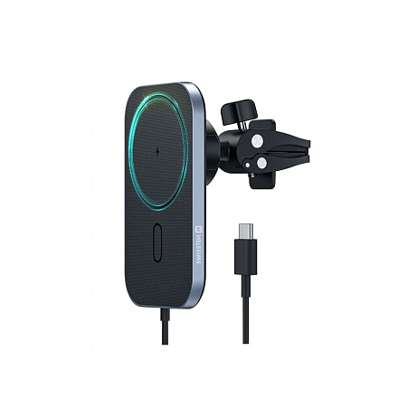 Wireless MagSafe Car Charger Black