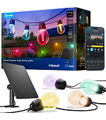 Govee RGBICW Smart solární zahradní retěz 8 žárovek