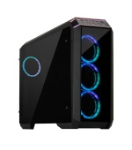 CHIEFTEC skříň Miditower STALLION II, GP-02-OP Black, 4x RGB Rainbow Fan, 2 x USB 3.0/1x USB 2.0, side glass