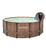 Marimex Florida bazén 3,66x0,99 m se zabudovaným skimmerem - motiv TEAK