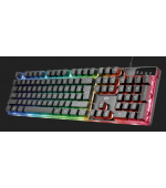 TRUST herní klávesnice GXT 835 Azor Illuminated Gaming Keyboard CZ/SK