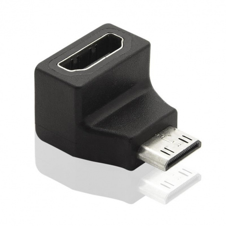 PremiumCord adaptér Mini HDMI C - HDMI (M/F), zahnutý 90°
