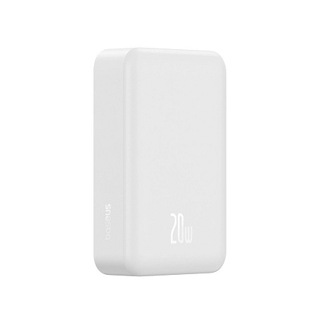 Baseus EnerFill FM41 Ultra Mini 20W Magnetická Powerbanka 20000mAh White