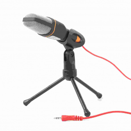 GEMBIRD mikrofon na stůl MIC-D-03, HQ, černý, rozbaleno