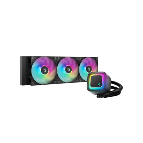DEEPCOOL Vodní chladič LE360 V2, ARGB, 3x 120mm, AM5, LGA1851, černá