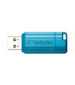 VERBATIM Flash Disk 16GB Hi-Speed Store 'n' Go, Pinstripe, USB 2.0, Caribbean modrá