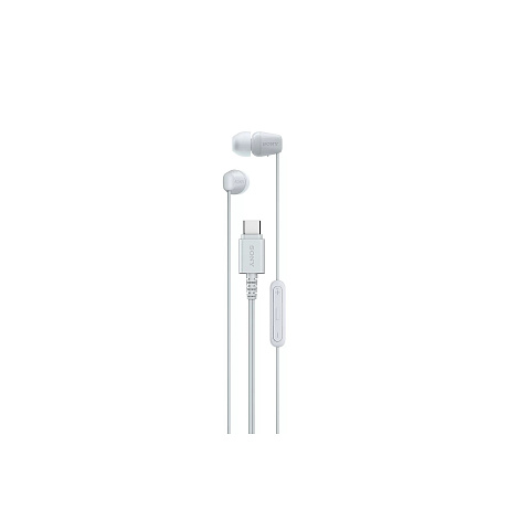 Sony IER-EX15C, USB-C, bílá