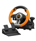 PXN V3PRO Bundle, včetně řadící páky pro PC, Switch, PS3/4, Xbox One/X/S series, černá-oranžová
