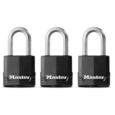 Master Lock Visací zámek z vrstvené oceli - Excell - 48mm (3 ks / blistr)