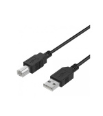 WG Datový kabel USB-A (male) to USB-B (male) 3m / black
