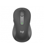 Logitech M650M/Kancelářská/Laserová/Bezdrátová USB + Bluetooth/Šedá